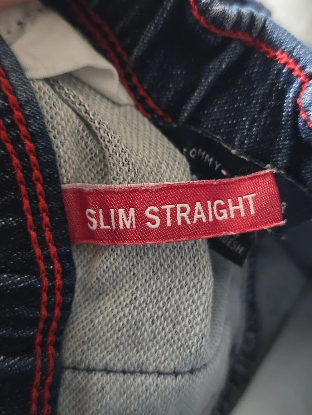 Tommy Hilfiger Infant Straight Slim Jeans - Size 0-3M